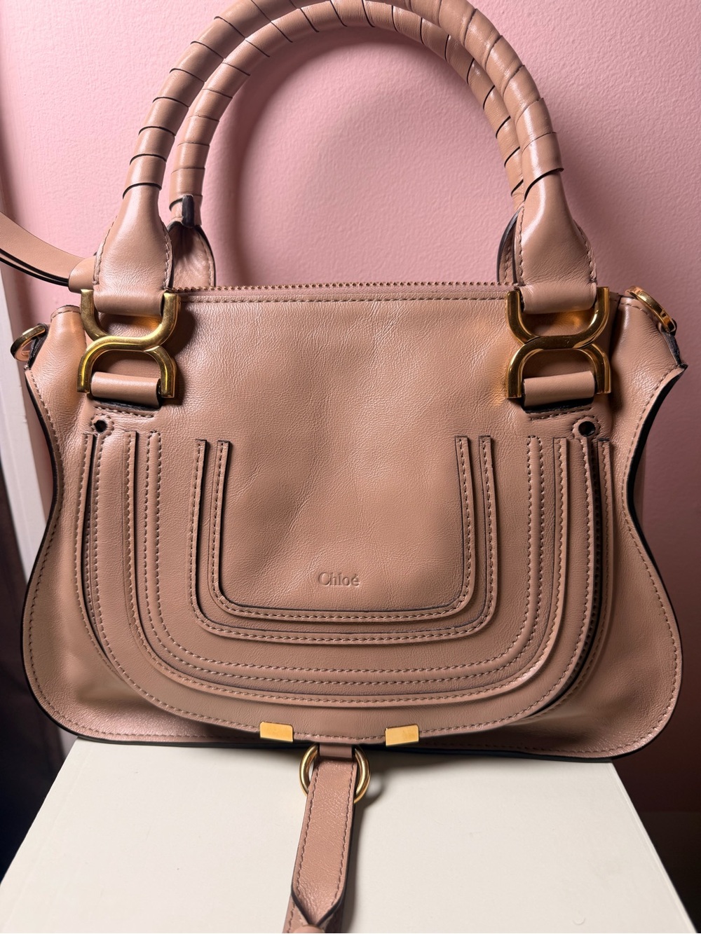 Chloé Small Marcie Leather Satchel — Brand New — Dust Bag Included